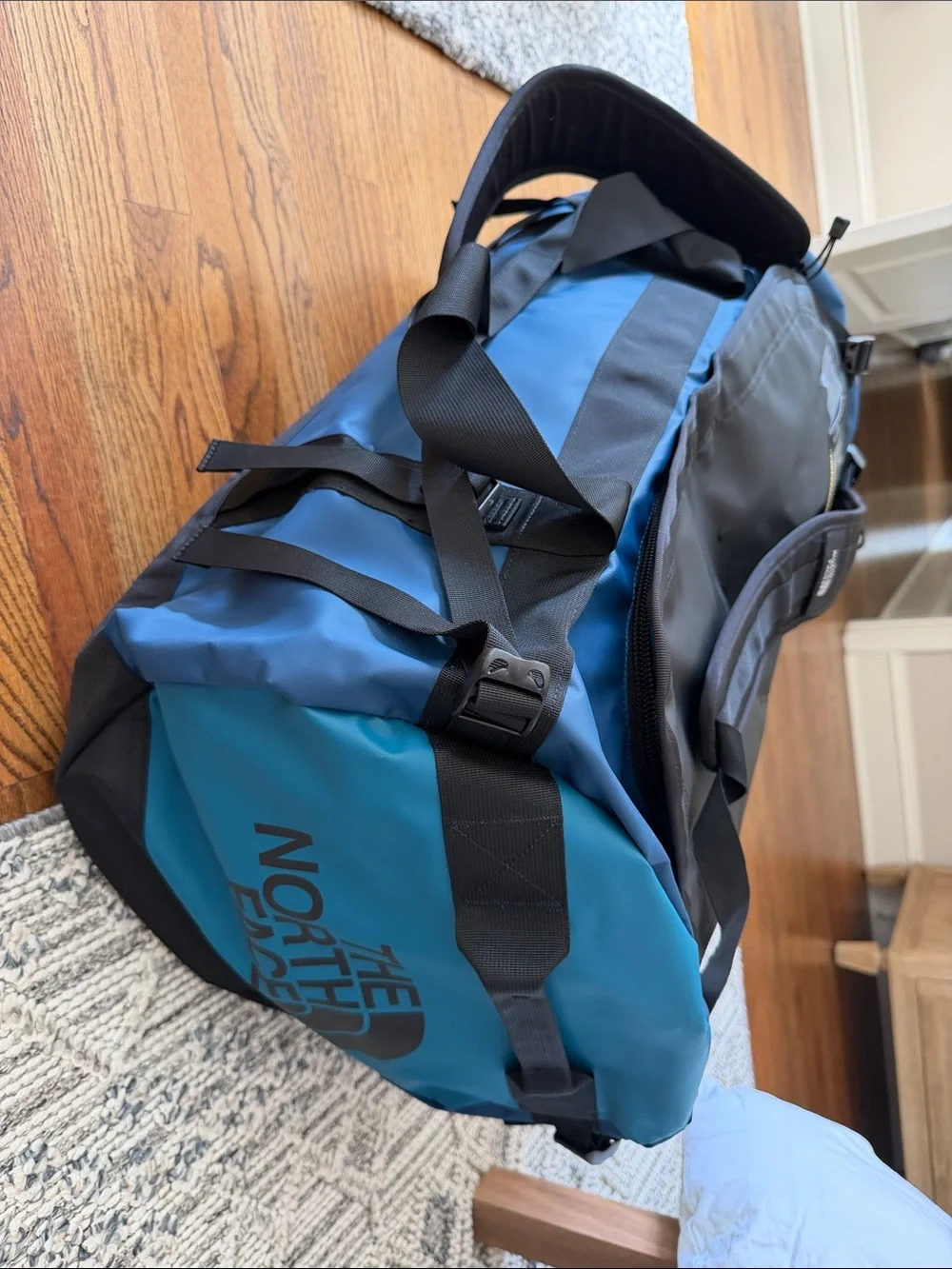 The North Face Golden State Duffel - Black with Blue Accents
